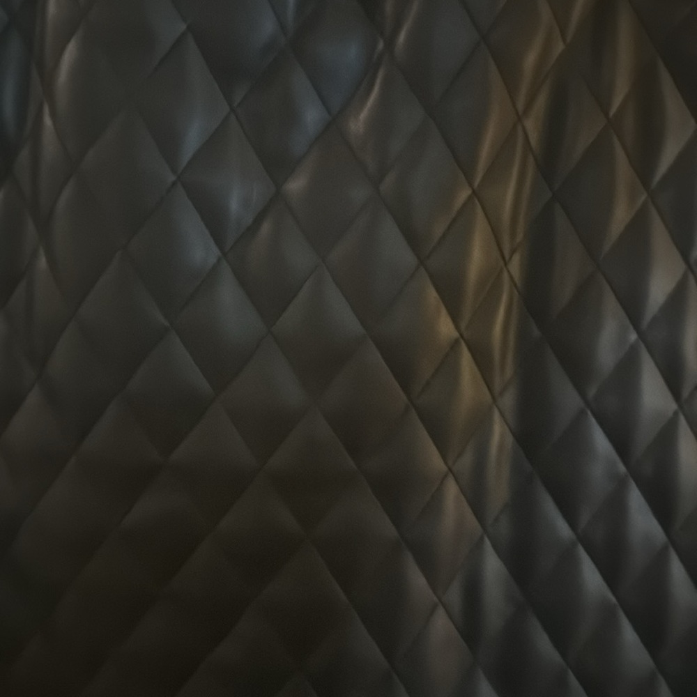 Blank NYC quilted faux leather skirt - black - size 27 - Picture 4 of 5